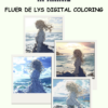 1 Anime Violet Evergarden coloring book, featuring 20 pages for children and adults. Instant download, printable PDF