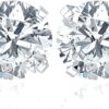 1 Carat (ctw) Diamond Studs in 14k White or Yellow Gold Lab Grown