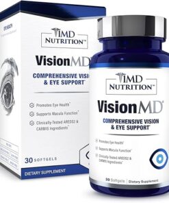 1MD Nutrition VisionMD Eye Vitamin CARMIS - Eye Supplement for Adults - with OptiLut Lutein & Zeaxanthin - Supports Vision Health Care, Everyday Eye Strain, & Occasional Dry Eye...