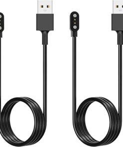 [2-Pack] 3.3FT Smart Watch Charger Magnetic USB Charging Cable for Letsfit Willful YAMAY VeryFitPro SW023 ID205L SW021 ID205U ID205S SW025 Uwatch 3S 3 2 2S