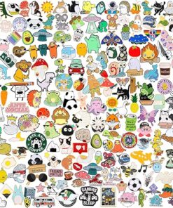 20/30/60/100 Mixed Enamel Pins for Backpacks,Hat Cute Funny Button Pins Bulk Set,Cartoon Plant Aesthetic Brooch Lapel Backpack Pins for Hats Women Girls Cloths Decoration