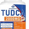 2000mg Tudca Liver Support Supplement, Tudca Bile Salt with Milk Thistle and Nac,60 Capsules for 30 Days,Support for Liver Support, Detoxification,Immune System