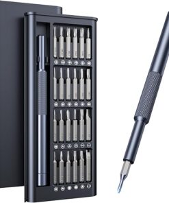 25-in-1 Small Precision Screwdriver Set, Professional Magnetic Mini Repair Tool Kit for Phone, Computer, Watch, Laptop, Macbook, Game Console, Eyeglass, Electronic - [Bearing...