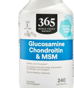 365 by Whole Foods Market, Glucosamine Chondroitin and MSM, 240 Capsules