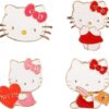 4 Pcs Cat Pins Japanese Cute Pins for Backpacks, Cat Enamel Pin Set, Birthday Christmas Children's Day Gift for Kids Friends Anime Fans