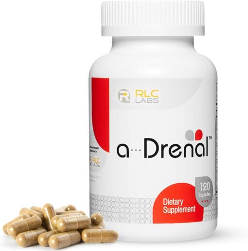 RLC, a-Drenal, Adrenal Support for Stress Relief and Energy, 120 Capsules