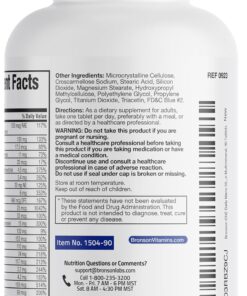 7128l3 GDKL. AC SL1500 Bronson ONE Daily Mens 50+ Complete Multivitamin Multimineral, 360 Tablets