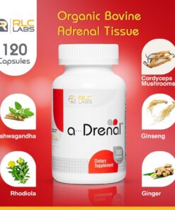 71sO0ycLMuL. AC SL1500 RLC, a-Drenal, Adrenal Support for Stress Relief and Energy, 120 Capsules