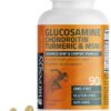 81LcrgL zJL. AC SL1500 Bronson Glucosamine Chondroitin Turmeric & MSM Advanced Joint & Cartilage Formula, Supports Healthy Joints, Mobility & Cartilage - Non-GMO, 90 Capsules