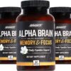 81cCAJ5vCBS. AC SL1500 ONNIT Alpha Brain Premium Nootropic Brain Supplement, 90 Count, for Men & Women - Caffeine-Free Focus Capsules for Concentration, Brain Booster & Memory Support (1 Count (Pack of 90))