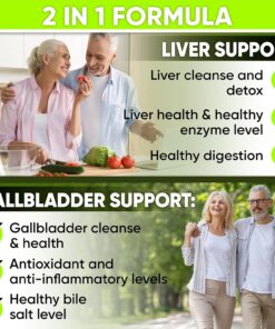 81nWo7Q8VGL. AC SL1500 Liver Cleanse Detox & Repair and Gallbladder Supplements - Liver Health Formula to Support Liver Renew with Artichoke Extract, Milk Thistle, Dandelion Leaf. Liver Detox Supplements for Liver Support.