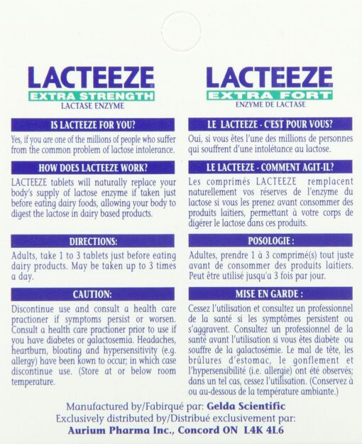 Lacteeze Extra Strength