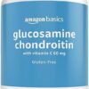 Amazon Basics Glucosamine 1500 mg with Chondroitin and Vitamin C 60 mg, 90 Tablets (2 per serving), Gluten Free