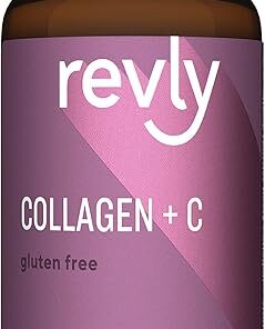 Amazon Brand - Revly Vitamin C, 2500 mg Collagen Peptides per Serving, 90 Tablets, 1 Month Supply