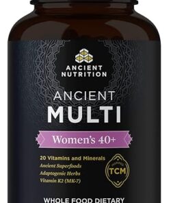 Ancient Nutrition Multivitamin for Women 40+, Multi Vitamin & Immune Support with Vitamin D, C, Magnesium, Stress, Sleep Support, Bone Health, 90 Ct