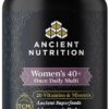 Ancient Nutrition Multivitamin for Women, Ancient Multi Women's 40+ Once Daily Vitamin Supplement, Vitamin B, Vitamin C and Vitamin K2, Folate and Iron Supplement, Supports Bone...