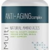 Anti-Aging Natural Amino Acid Supplement for Longevity – Supports Immune Health, Increased Energy, Smoother Skin Tone and Restorative Sleep - 60 Capsules