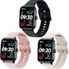 Bands Compatible with IDW13,IDW16,IDW19 Smartwatch Band, 3 Pack 22mm Soft Silicone Replacement Strap Watch Band for Fitpolo/Woneligo W3 Smartwatch