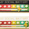 Battery mood found - My Battery mood Creative Lapel Pin, Fun Enamel Emotional Pin 14 Days A Week