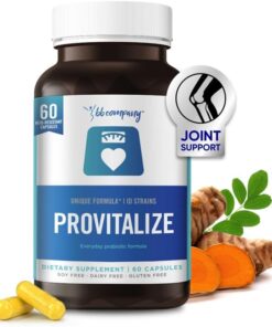 BB Company Provitalize | Probiotics for Women Digestive Health, Menopause | Sexy Midsection Curves, Bloat, Joint Support | Turmeric Curcumin | Packaging Vary | Now (Formerly...