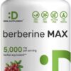 Berberine Max Supplement with Turmeric, 5,000mg Per Serving, 240 Veggie Capsules – 97% Pure Berberine HCL – 25:1 Berberine Root Extract – Vegetarian Friendly, Non-GMO