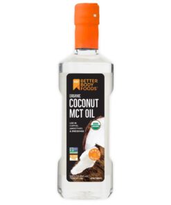 BetterBody Foods' Organic Coconut MCT Oil - Energy Boosting- Keto-Friendly - C8 & C10 - Gluten Free - 16.9 oz