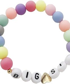 Big Sister Gift for Sister, Big Sister Bracelet, Little Sister Gifts for Sisters for Little Girls, Big Sister Announcement, Sister Jewelry