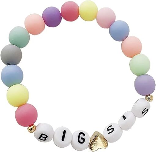 Big Sister Gift for Sister, Big Sister Bracelet, Little Sister Gifts for Sisters for Little Girls, Big Sister Announcement, Sister Jewelry