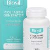 BioSil - 30 Vegan Capsules - with Patented ch-OSA Complex - Increase Collagen Production for Beautiful Hair, Skin & Nails - GMO Free - 30 Servings, 30.0 Count