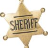 branded sheriff badges, metal sheriff badge for kids girls and adult, western police vest badge, Deputy Sheriff Badge, cowboy party decoration badge