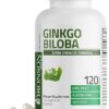 Bronson Ginkgo Biloba Extra Supports Brain Function & Memory Support, 120 Vegetarian Capsules