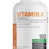 Bronson Vitamin A 10,000 IU Premium Non-GMO Formula Supports Healthy Vision & Immune System and Healthy Growth & Reproduction, 180 Softgels