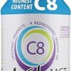 C8 MCT Oil Keto Friendly - Sourced from Coconut Oil, Clinically Proven to Increase Ketone Production to Provide Fuel for The Brain and Body, Made in USA by PhD Nutrition, 32 oz