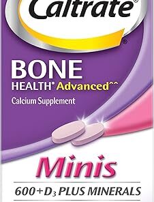 Caltrate Minis 600 Plus D3 Plus Minerals Calcium and Vitamin D Supplement Tablets, Bone Health and Mineral Supplement for Adults - 150 Count