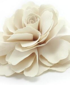 Camellias Flower Hair Clip and Brooch Pin 1 PCS(Cream) (A74)