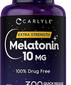 Carlyle Melatonin 10mg | 300 Softgels | for Adults | Non-GMO, Gluten Free Supplement