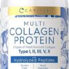 Carlyle Multi Collagen Protein Capsules 2000mg | 300 Count | Type I, II, III, V, X | Collagen Peptide Pills | Keto & Paleo Friendly, Gluten Free Supplement