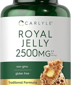 Carlyle Royal Jelly Capsule | 2500mg | 120 count | Non-GMO and Gluten Free Formula | Traditional Supplement