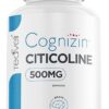 Cognizin Citicoline- 500mg CDP Choline Supplement- Clinically Studied Brain Supplement to Support Clarity, Concentration and Memory – Most Bioavailable Form of Choline...