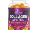 Collagen Peptides - Hair Supplements for Hair Growth Support Women & Men with Biotin Vitamin C, Naturally Support Joint Health & Hair, Skin, & Nail Growth, Collagen Gummies Hair...