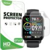 Compatible for Nerunsa P66D 1.85" Smart Watch Screen Protector (6 Pack) Compatible for Poounur P66E Smartwatch Flexible Full Coverage Clear TPU Film