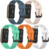 Compatible with Amzhero D26/SHANG WING LYNN2/VPSTAY ALB1 Band,Soft Silicone Smart Watch Wristband Quick Release Replacement Band for Amzhero Runfit D26 Fitness Tracker