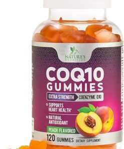 CoQ10 100mg Gummies - Coenzyme Q10 Supplement, CoQ10 Gummies Antioxidant for Heart Health Support & Energy Production, High Absorption Coenzyme Q10 Gummy Supplements - 120 Count...