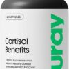 Cortisol Benefits Supplement - Adrenal Support with Rhodiola Rosea Supplement, Ashwaghanda - Gluten-Free, Vegetarian, Promotes Energy - 60 Capsules