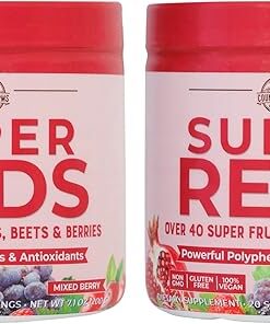 COUNTRY FARMS Super Reds, Energizing Polyphenol Superfood, Over 40 Super Fruits and Berries, Powerful Antioxidants and Polyphenols, Supports Energy, Supports Circulation, 40...