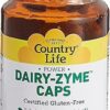 Country Life Dairy-Zyme, 50-Count, Digestion Support, Digestive Enzymes, Non-Gmo, Gluten-Free