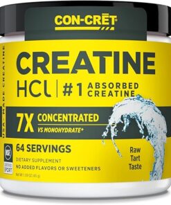 Creatine HCl Powder | Muscle, Cognitive, Cellular Energy Support | No Bloating or Cramps | USA Made & NSF Certified | Unflavored (64 Serving)