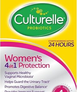 Culturelle 4-in-1 Probiotics for Women, Daily Probiotic & Prebiotic Supplement to Support Vaginal Health, Digestive Health, Immune Health, Occasional Diarrhea, Gas & Bloating...