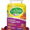 Culturelle Daily Probiotic for Kids + Veggie Fiber Gummies (Ages 3+) - 60 Count - Digestive Health & Immune Support – Berry Flavor with a Vitamin C Boost