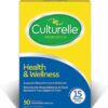 Culturelle Health & Wellness Daily Probiotic Supplement For Men & Women, Helps Support Your Immune System, Occasional Diarrhea, Gas & Bloating, 15 Billion CFUs, Non-GMO, 50 Count